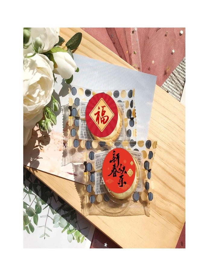 Top label 180 Pcs Happy Chinese New Year Stickers,1.5 Inch Chinese New Year Wishing Stickers Chinese Lunar New Year Party Favor Supplies Decorations,Spring Festival Sticker - Image 5